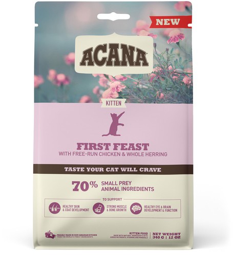 Acana feline kitten first feast pienso para gatos