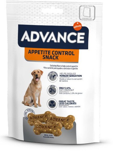 Advance appetite control snack snack para perros