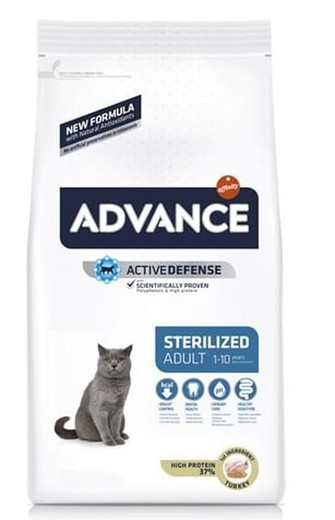 Advance cat sterilized pavo pienso para gatos