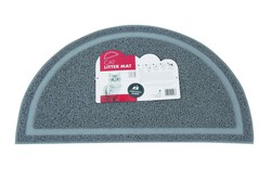 Alfombra Semicirculo Gris - Cat Litter Mat