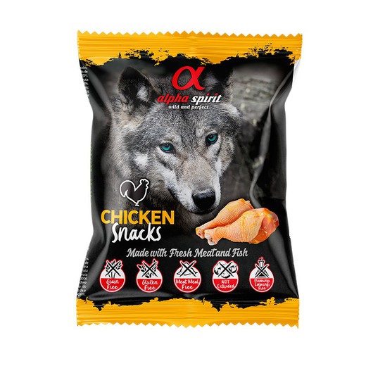 Alpha spirit snack de pollo para perros snack para perros