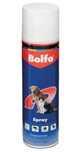 Bolfo spray antiparasitario (250ml) y gatos antiparasitario para perros