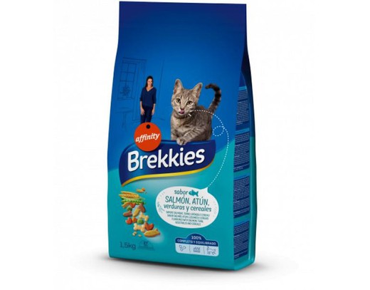 Brekkies excel cat mix pescado pienso para gatos
