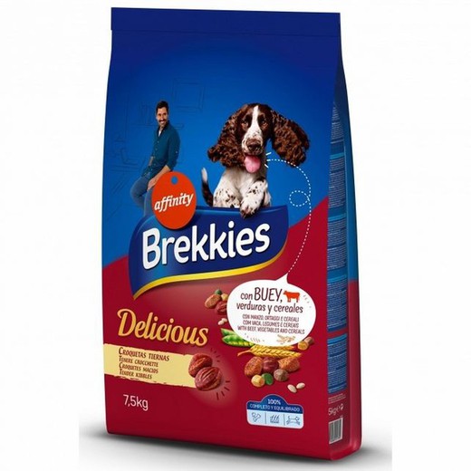 Brekkies Excel Tender & Delicious con Buey pienso para perros
