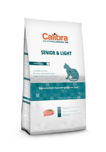 Calibra cat ha senior & light pavo pienso para gatos