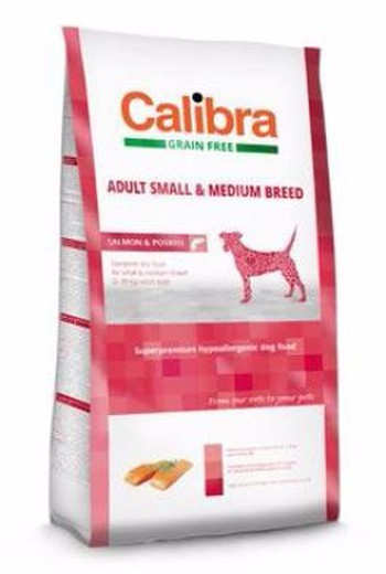 Calibra Dog GF Adult Small&Med Salmón pienso para perros