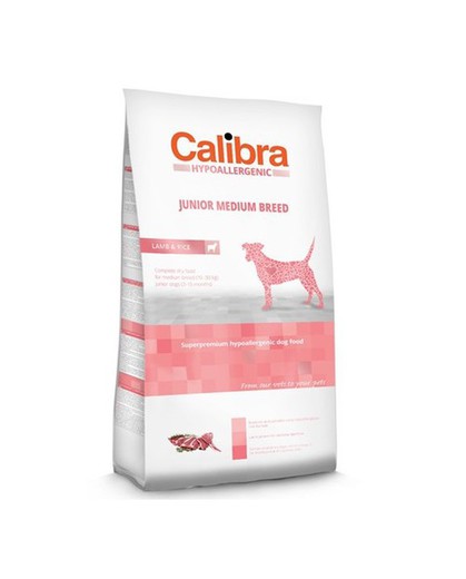 Calibra Dog HA Junior Medium Breed Cordero pienso para perros