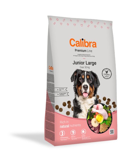 Calibra Dog Premium Line JUnior Large 12 kg pienso para perros