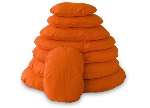 Cama completa lex&max oval tivoli naranja cama para gato