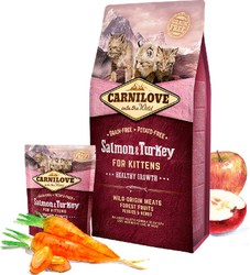 Carnilove feline kitten salmón pavo pienso para gatos