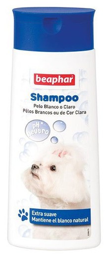 Champú beaphar perros pelaje blanco para perros