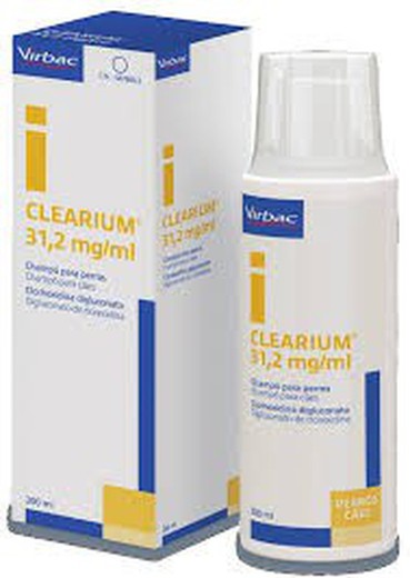 Clearium 31,2mg/ml 200ml (antes pyoderm) champú de tratamiento para perros