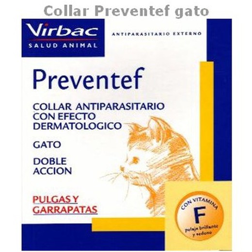 Collar Virbac Preventef gatos
