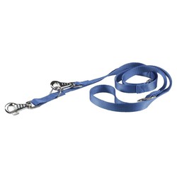 Correa ferplast club nylon azul para perros