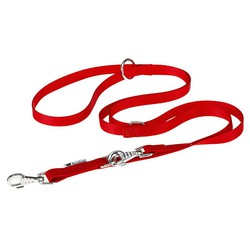 Correa ferplast nylon club rojo para perros