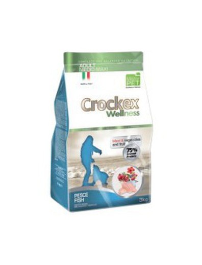 Crockex Wellnes Medium-Maxi Dog Adult Fish & Rice pienso para perros