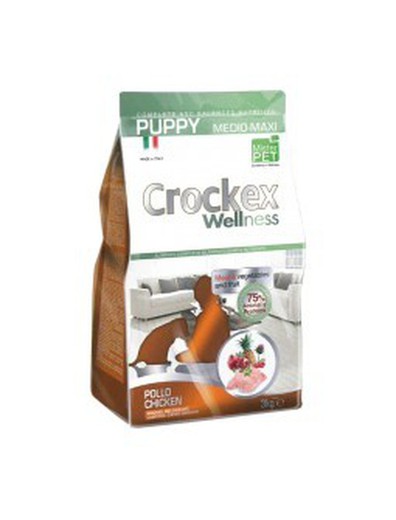 Crockex Wellnes Medium-Maxi Dog Puppy Chicken & Rice pienso para perros