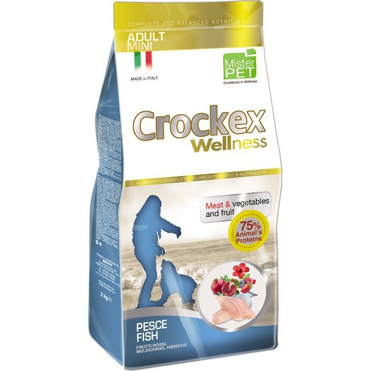 Crockex Wellnes Mini Dog Adult Fish & Rice pienso para perros
