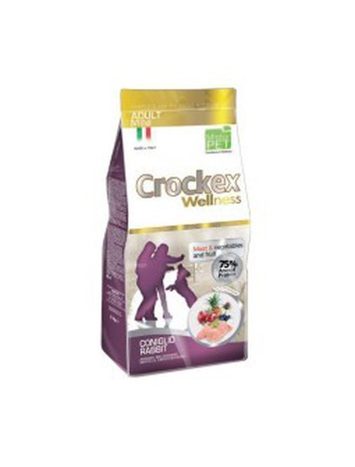 Crockex Wellnes Mini Dog Adult Rabbit & Rice pienso para perros