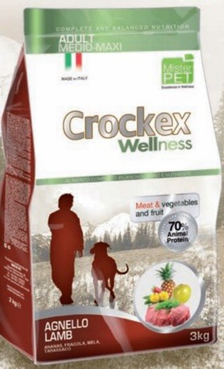 Crockex Wellness Adult Medium-Maxi Lamb & Rice pienso para perros