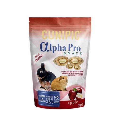 Cunipic Alpha Pro Roedor Snack Manzana 10x50gr