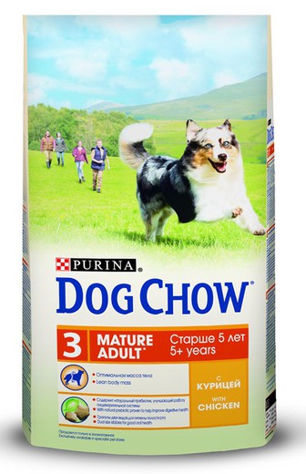 Dog Chow Mature de cordero mayores 5 años pienso para perros