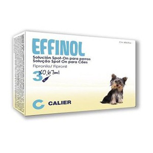 Effinol spot on perros de 2-10kg antiparasitario para perros