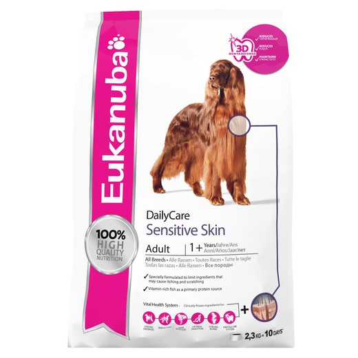 Eukanuba Daily Care sensitive skin pienso para perros