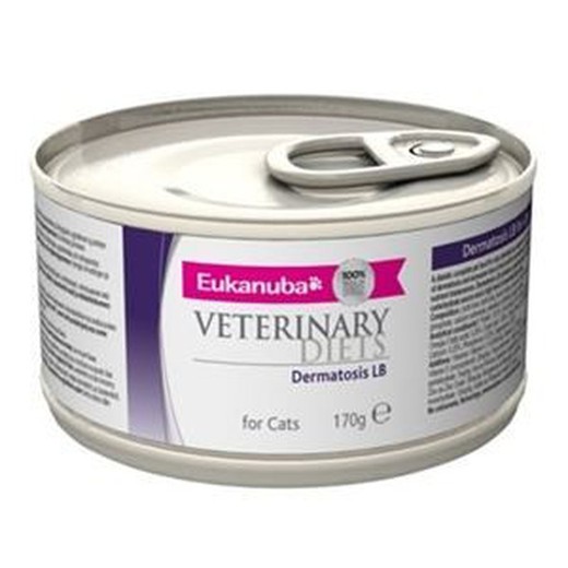 Eukanuba dermatosis lb -response gato húmedo dieta especial