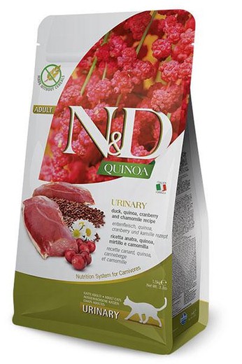 Farmina n&d cat quinoa urinary pienso para gatos