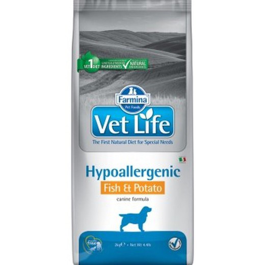 Farmina Vet Life Dog Hypoallergenic Pescado pienso para perros