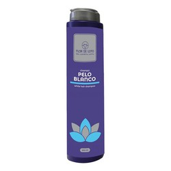 Flor de loto champú pelo blanco para perros