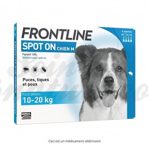Frontline spot on perros de 10-20kg antiparasitario para perros