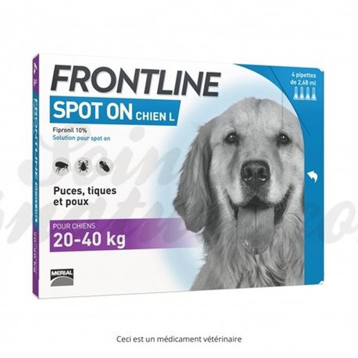 Frontline spot on perros de 20-40kg antiparasitario para perros