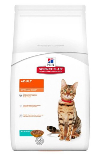 Hill's adult optimal care atún comida para gatos pienso para gatos