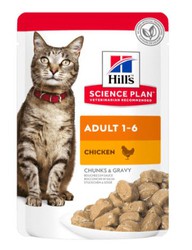 Hill's feline adult pollo sobres comida húmeda comida húmeda para gatos