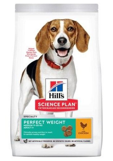 Hill's Perfect Weight Canine Medium pienso para perros