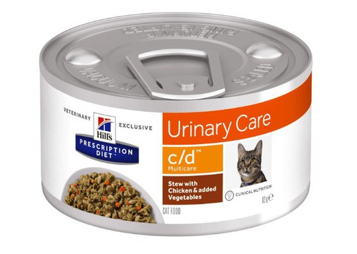 Hill's prescription diet feline c-d estofado comida húmeda para gatos