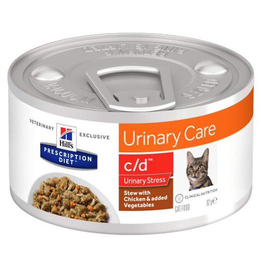 Hill's prescription diet feline c-d urinary stress estofado pienso para gatos