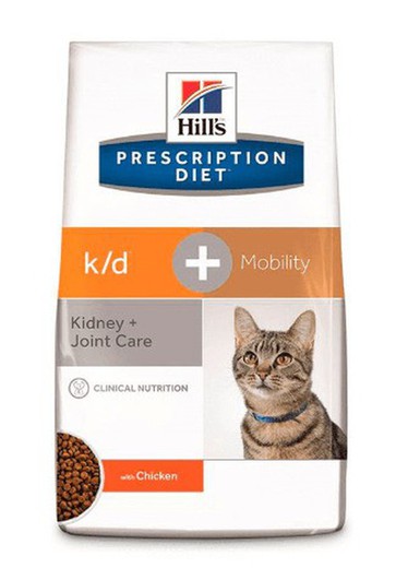 Hill's prescription diet feline k-d + mobility pienso para gatos dieta especial