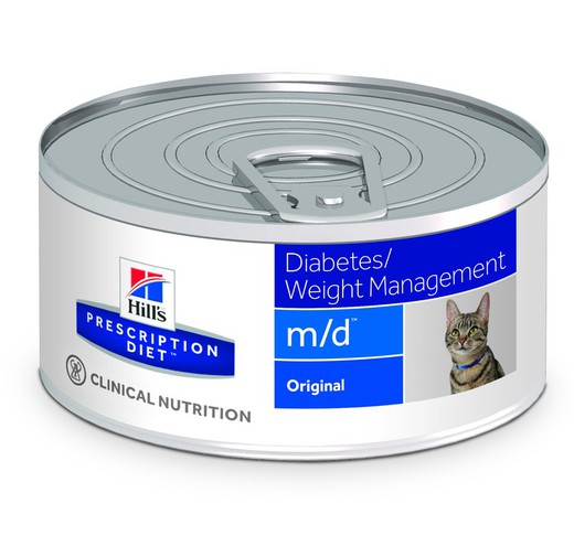 Hill's prescription diet feline m-d húmedo comida húmeda para gatos dieta especial