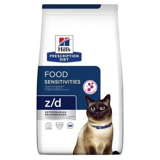 Hill's prescription diet feline z-d low allergen pienso para gatos dieta especial