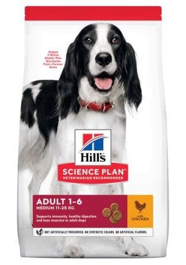Hill's SP Adult Advance Razas Medianas con Pollo pienso para perros