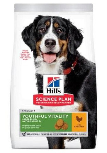 Hill's SP Canine Mature 7+ Youthful Vitality Large Pollo pienso para perros