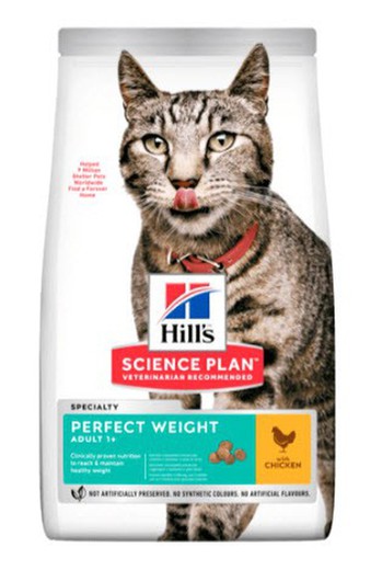 Hill's sp feline adult perfect weight pienso para gatos