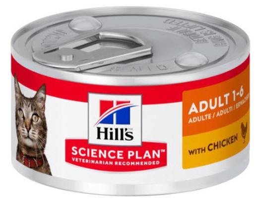 Hill's sp feline adult pollo lata pienso para gatos