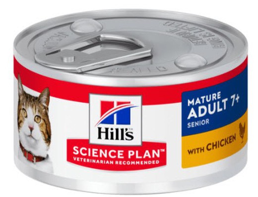 Hill's sp feline mature adult pollo pienso para gatos