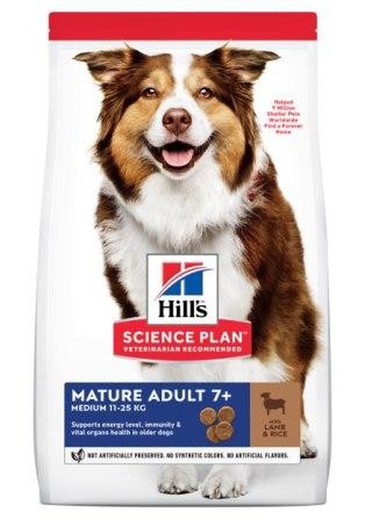 Hill's SP Mature Adult 7+ Active Longevity Cordero pienso para perros