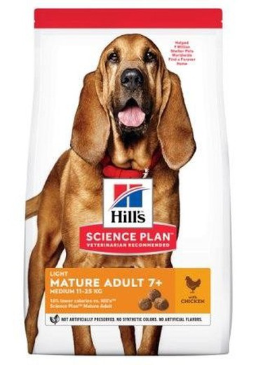 Hill's SP Mature Adult 7+ Light pienso para perros