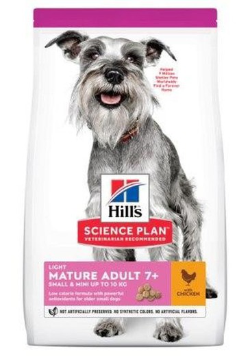 Hill's SP mature adult 7+ light mini pienso para perros
